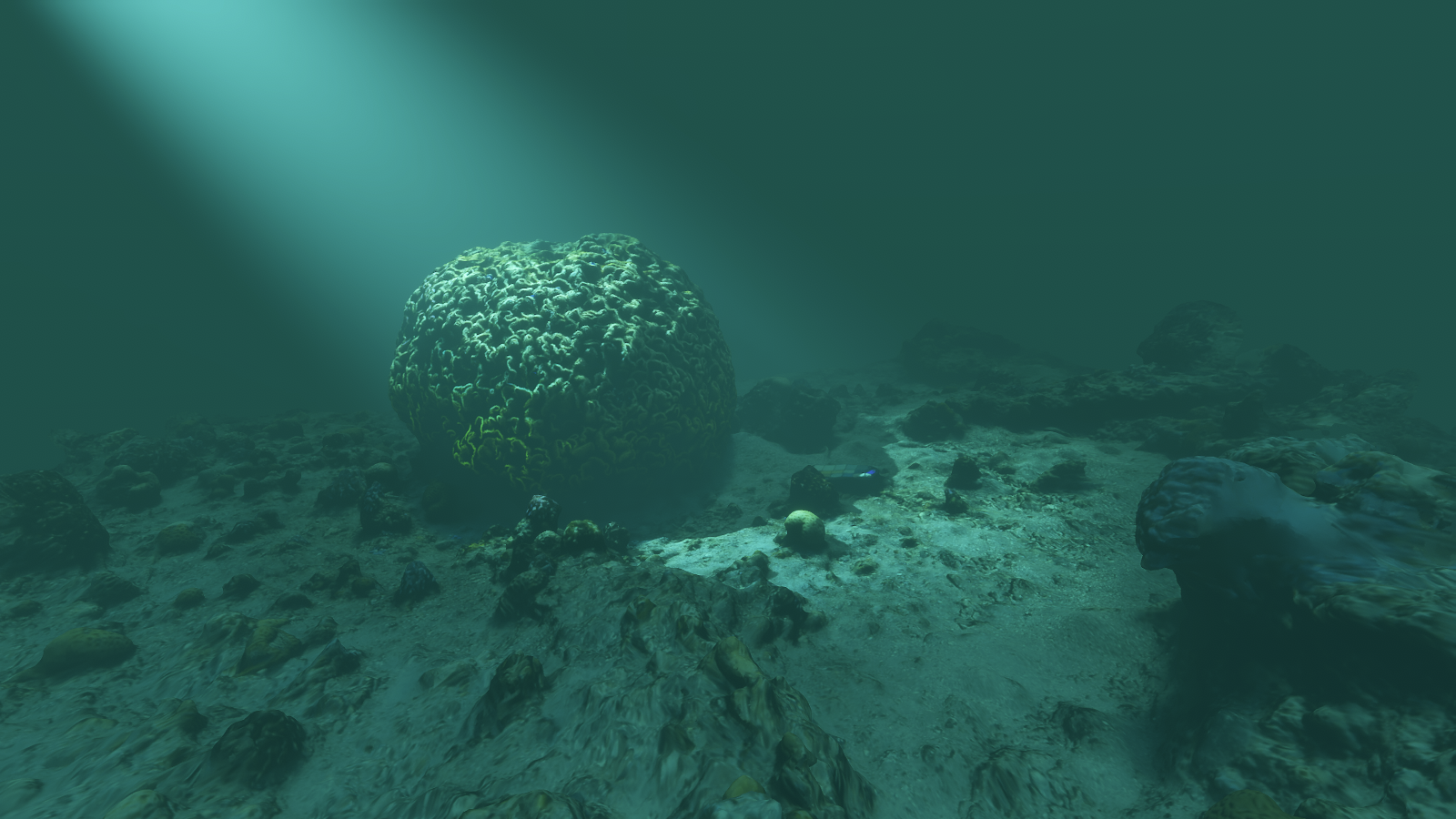 Real-Time Underwater Spectral Rendering teaser